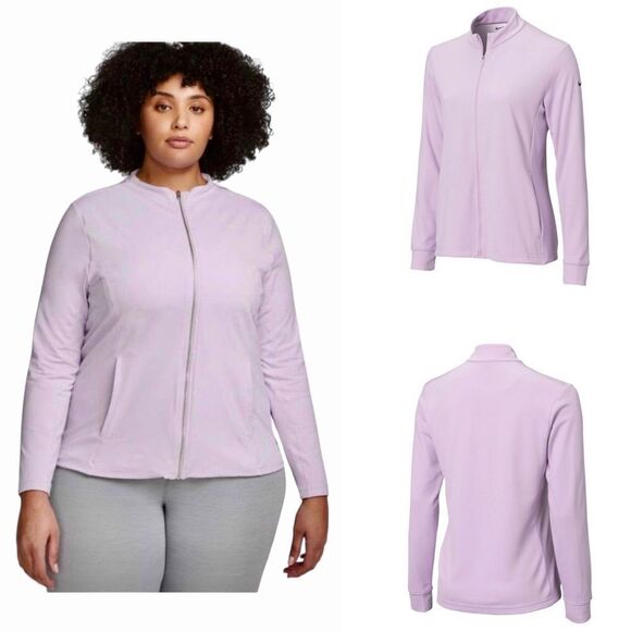Nike Yoga Luxe Lilac Purple Dri-Fit Full Zip Jacket Sz 2X - Picture 1 of 14